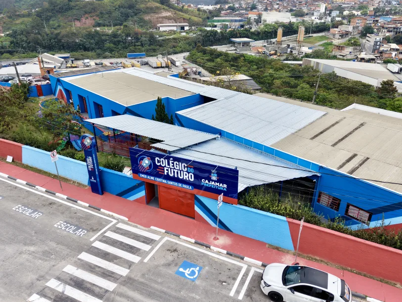 Prefeito Kauan Berto entrega obras de reforma da EMEB Aline Cristina Santos de Paula